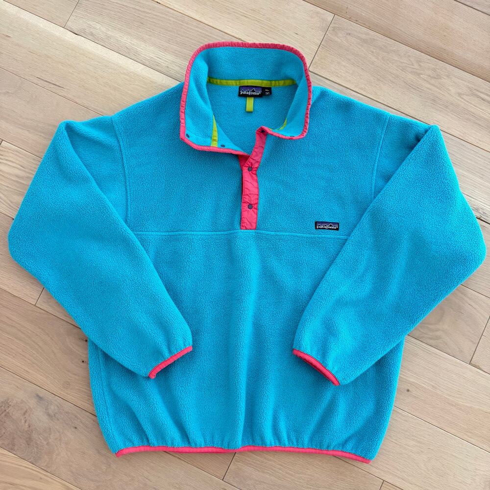 Vintage Patagonia Synchilla Snap‑T Fleece Pullover 80s USA Retro XL